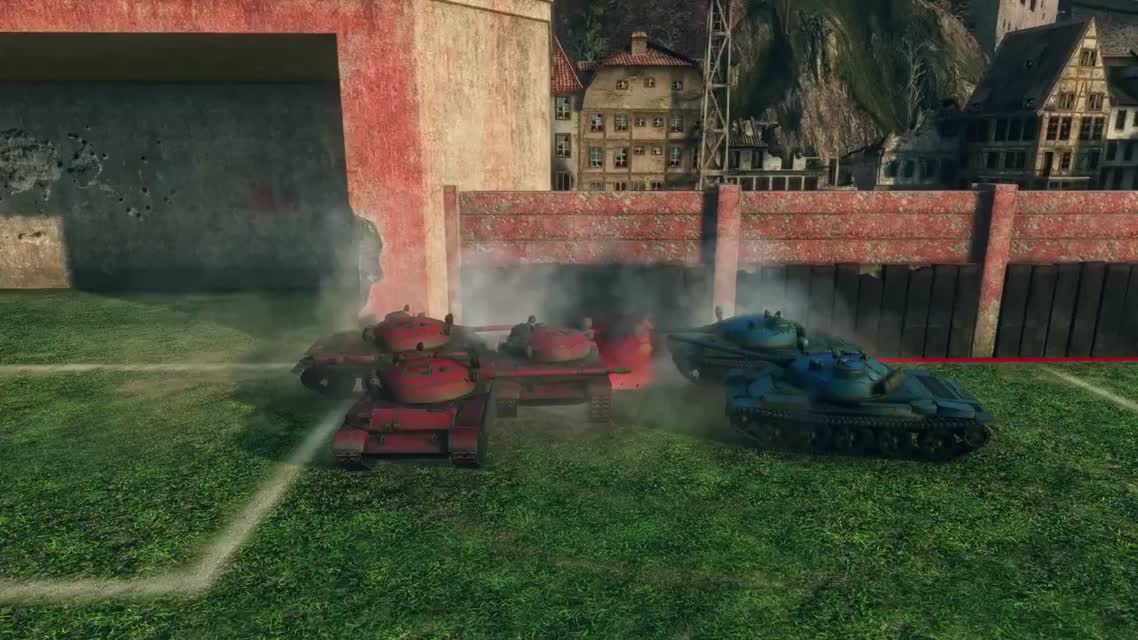 Тактика на пальцах: паровозик в танкоболе - от Slayer [World of Tanks]