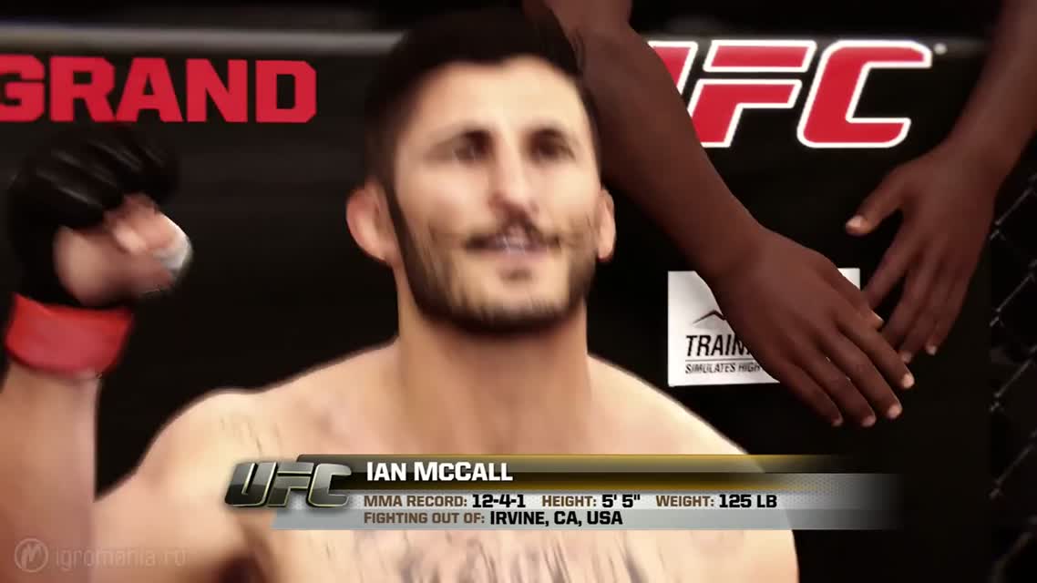 EA Sports UFC - начало игры
