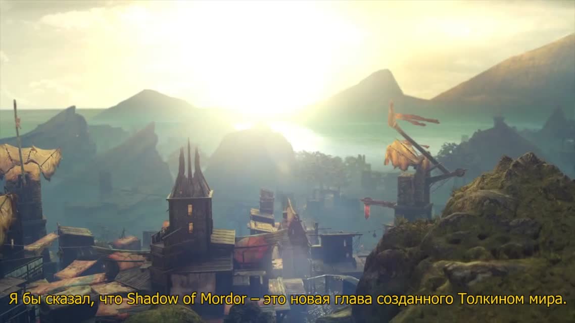 Middle-earth Shadow of Mordor - видеоинтервью Троя Бейкера и Кристиана Кантамессы [RU]