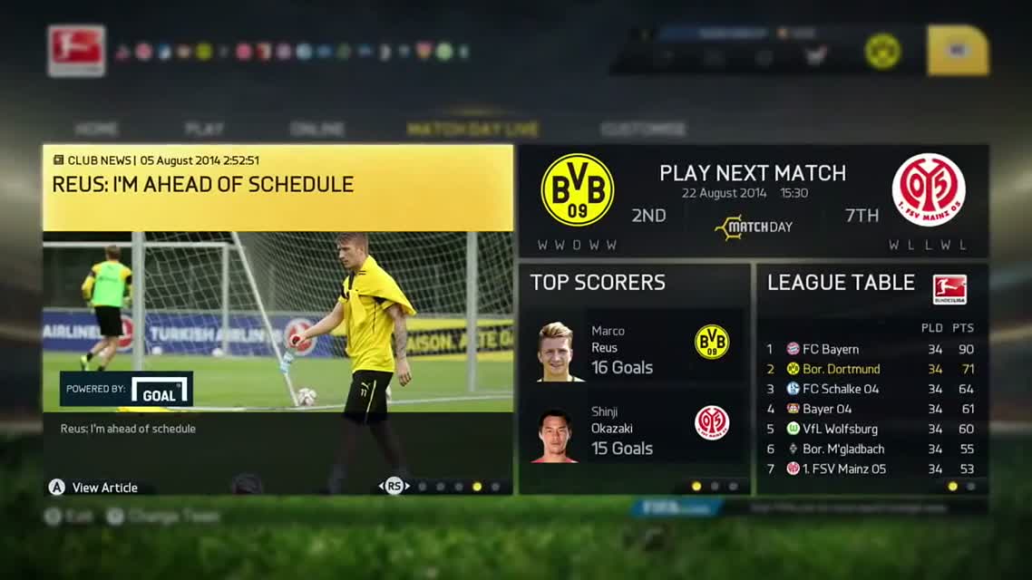 FIFA 15 - New Features Trailer (PS4Xbox One)