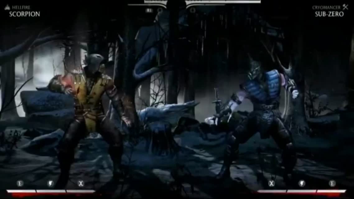 Mortal Kombat 10 - Sub Zero vs Scorpion Gameplay (PS4Xbox One) - Mortal Kombat X