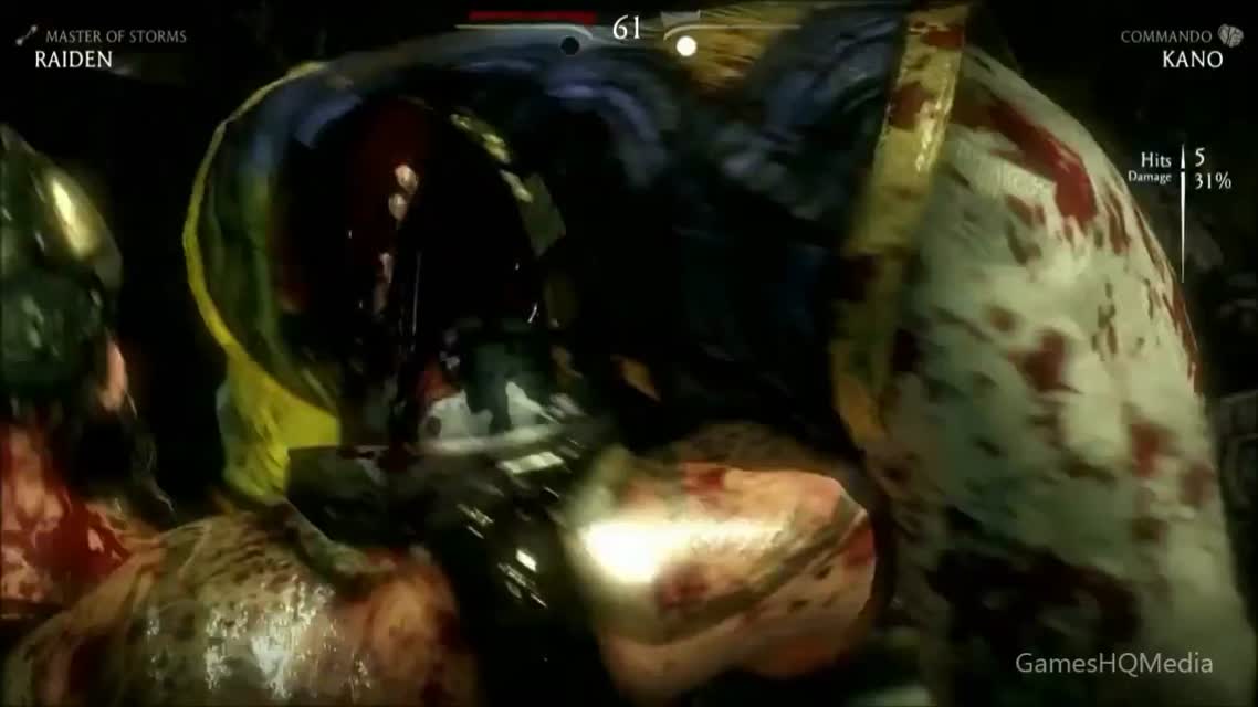 Mortal Kombat 10 - Kano Fatality & X-Ray Gameplay (PS4Xbox One) - Mortal Kombat X