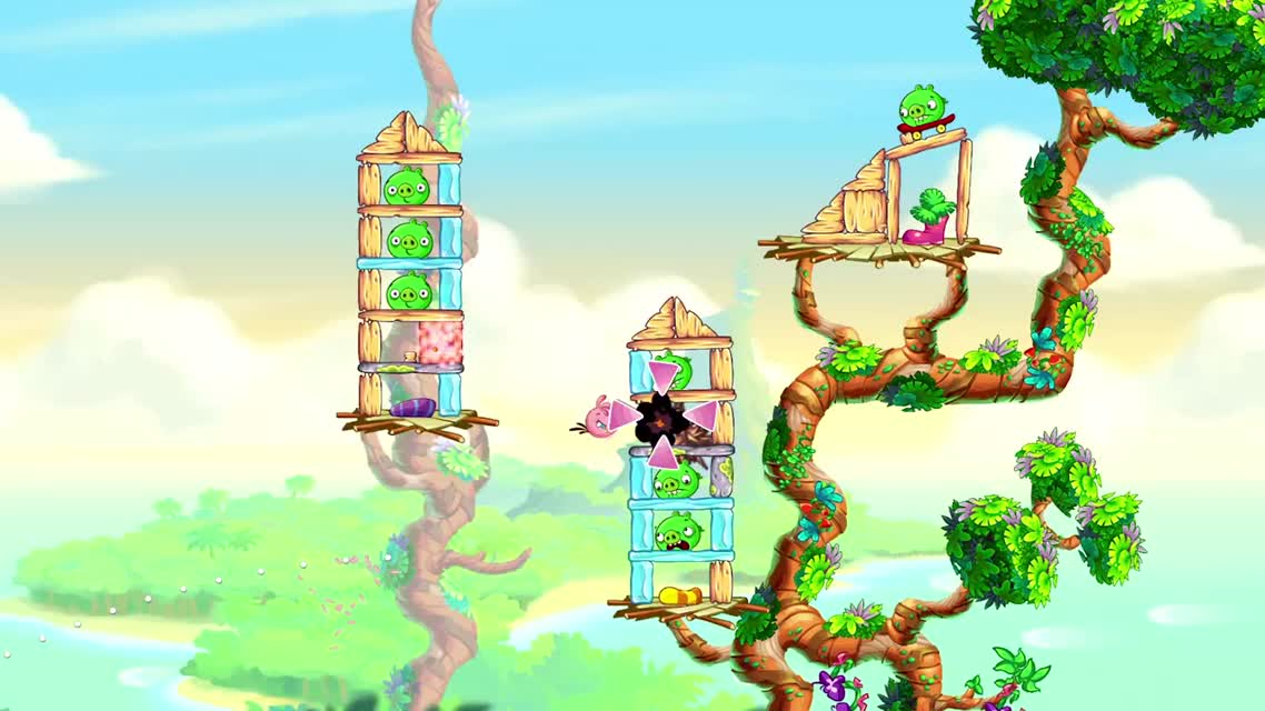 Angry Birds Stella — игровой процесс