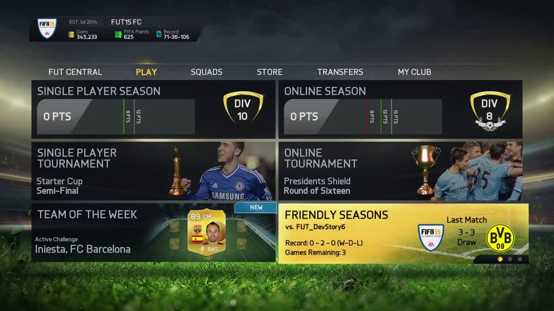 FIFA 15 - Ultimate Team New Features Trailer (PS4Xbox One)