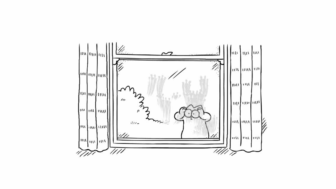 21 - Simon's Cat in Window Pain (Disney Favorite)