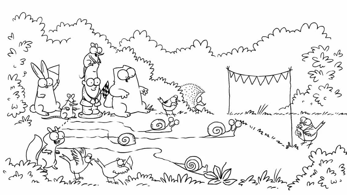 22 - Simon's Cat in 'Ready, Steady, Slow!'