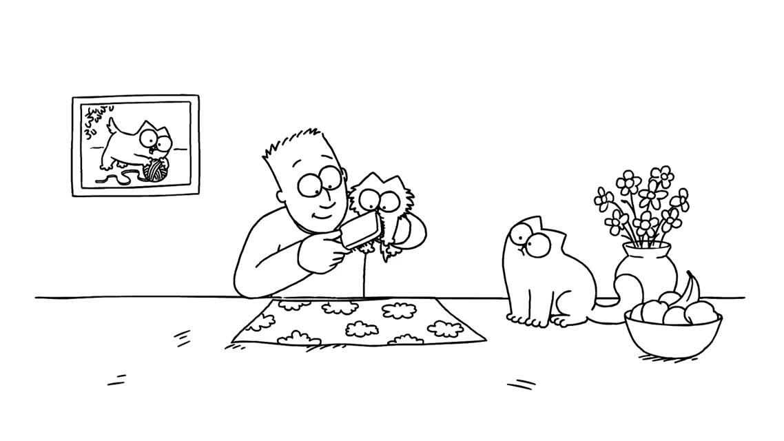 38 - Pawtrait - Simon's Cat