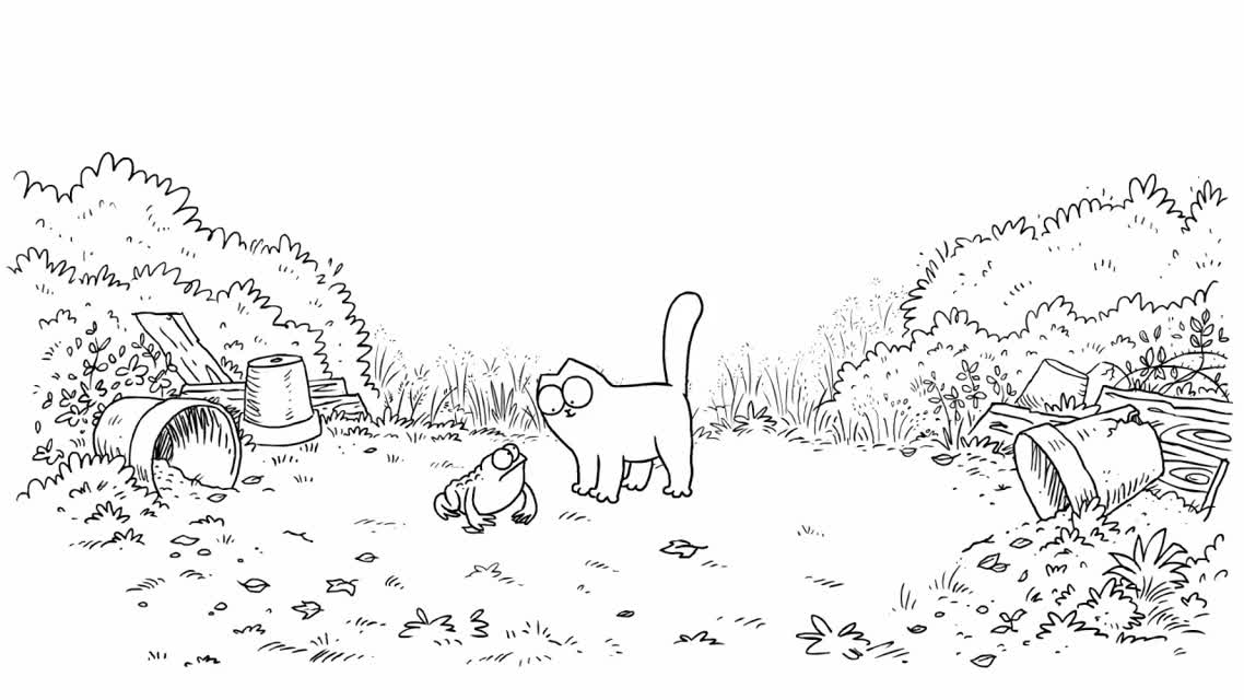 20 - Simon's Cat in 'Tongue Tied'