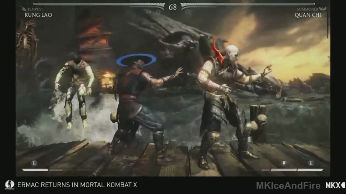 Mortal Kombat X Kung Lao Gameplay - Mortal Kombat 10