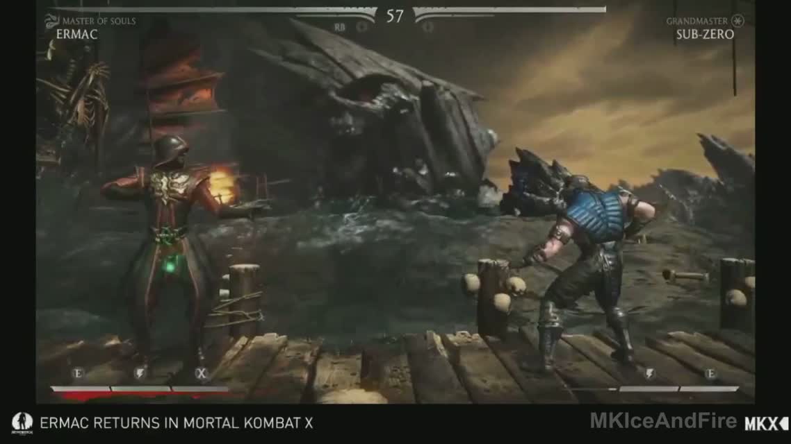 Mortal Kombat X Ermac Gameplay - Mortal Kombat 10