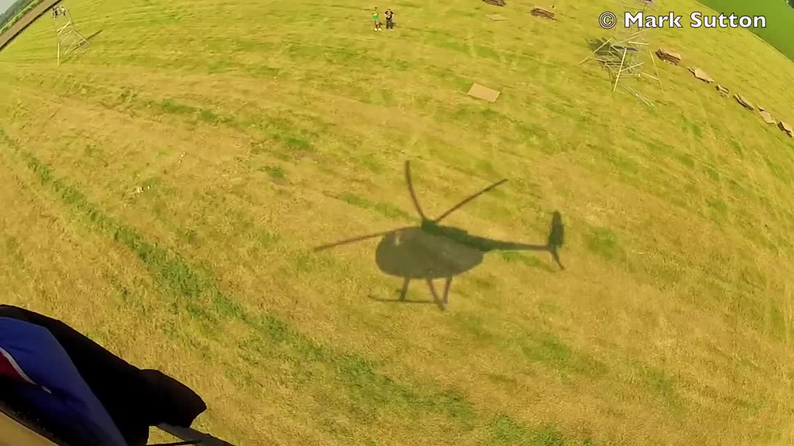 Прыжок с вертолета без парашюта