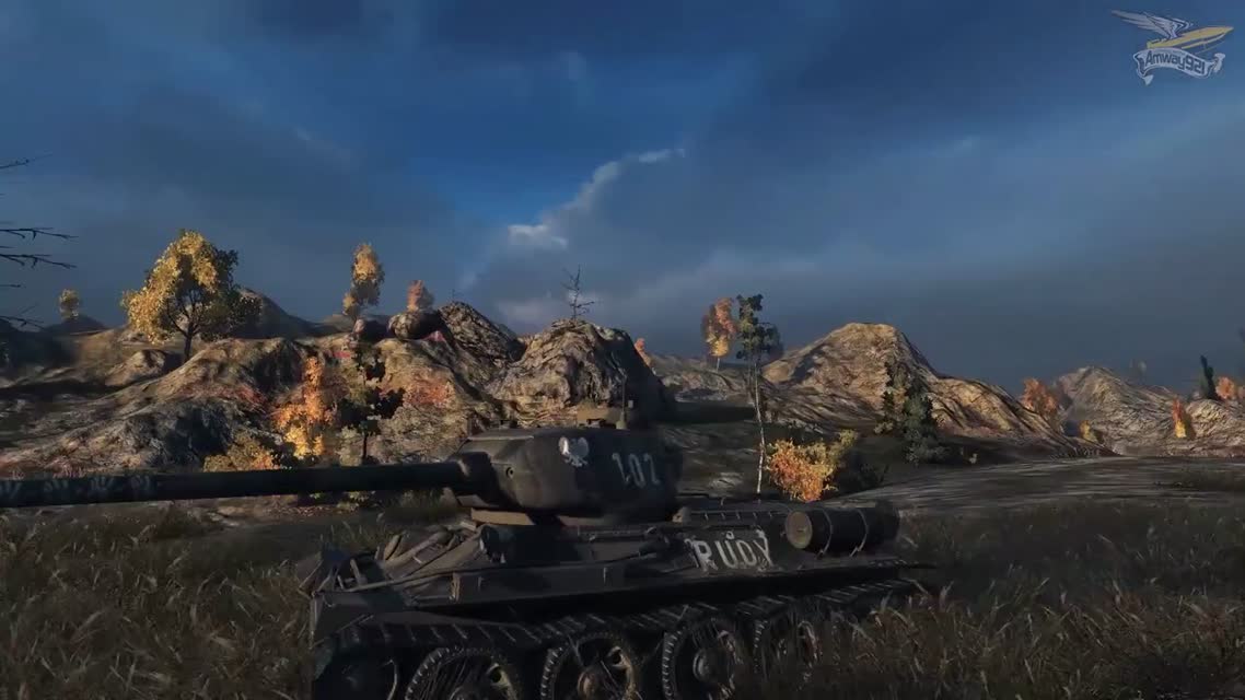 Т-34-85 Rudy — Собака в танке!