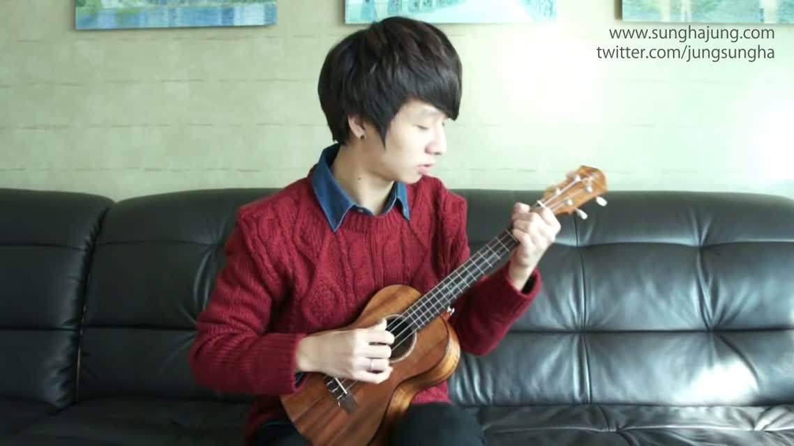Sungha Jung (ukulele)-(Gotye) Somebody That I Used To Know