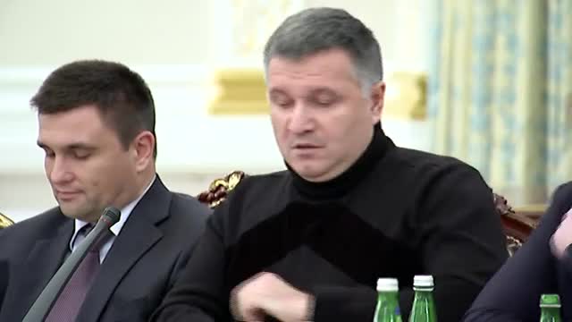 Арсен Аваков опубликовал видео перепалки с Михаилом Саакашвили