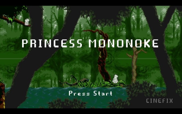 8 Bit Cinema - Spirited Away, Princess Mononoke