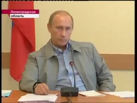 Путин в Пикалёво жёстко разговаривает с Дерипаской