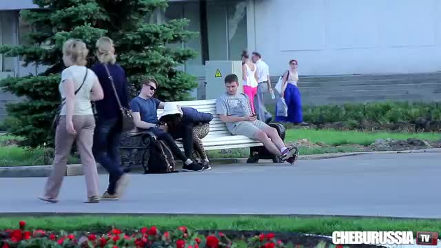 'М*нет' на публике пранк - Fake blowjob prank