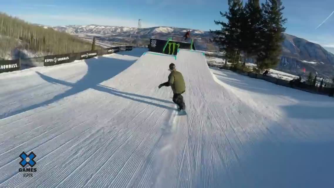 GoPro Sage Kotsenburg and Jamie Anderson - X Games Aspen Slopestyle Course Preview