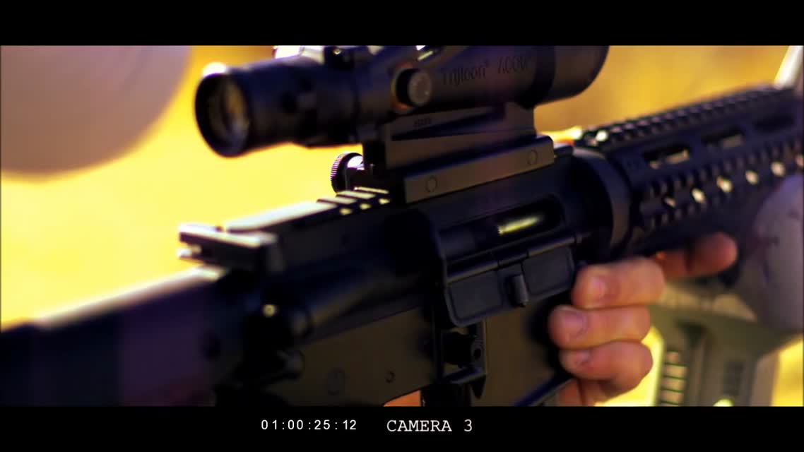 AR-15 Slow Motion Bullet Time Demo