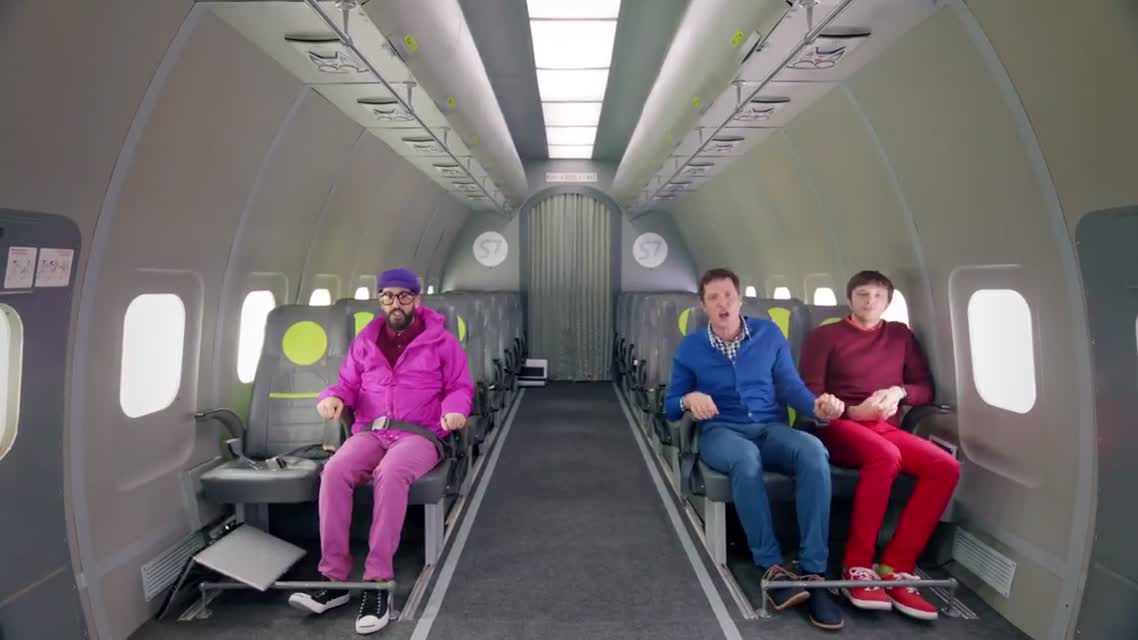 OK Go - Upside down & Inside Out (S7 Airlines)