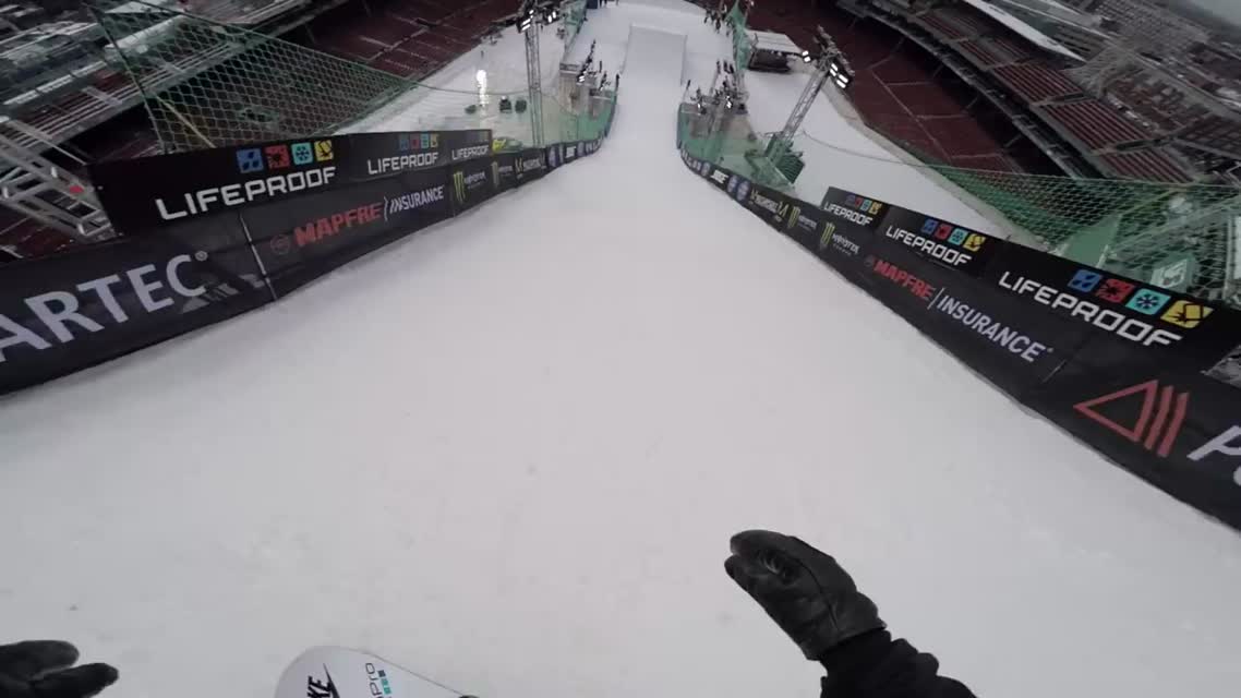 GoPro USSA Big Air Snowboard at Fenway Park