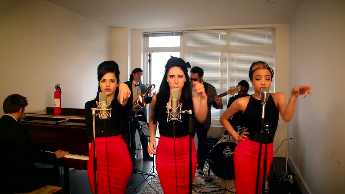 Burn - Vintage '60s Girl Group Ellie Goulding Cover with Flame-O-Phone