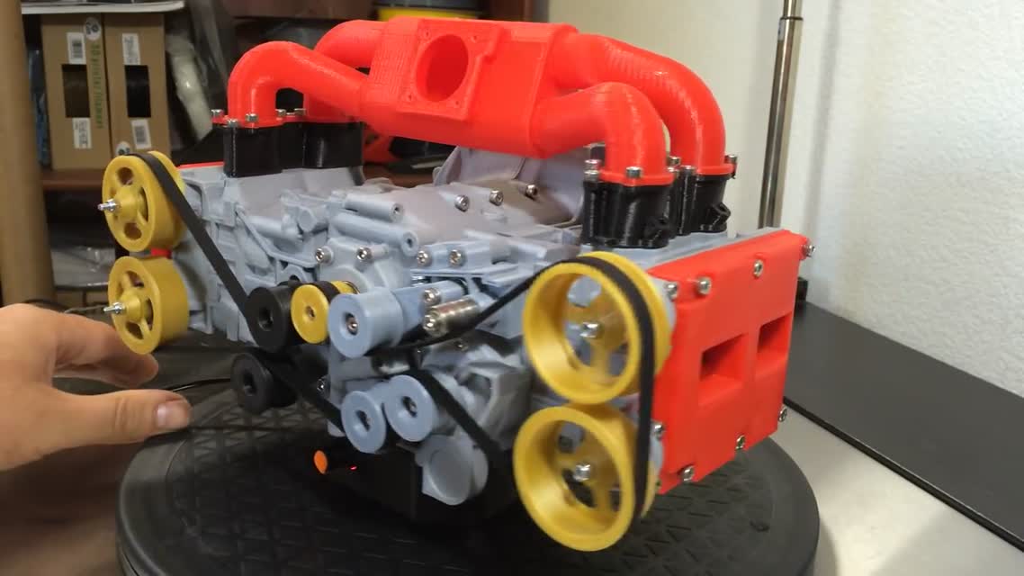 3D Printed Subaru EJ20 WRX Engine - Functional Model