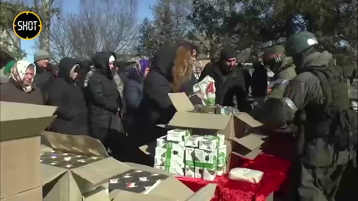 В Запорожье прибыла российская гуманитарная помощь